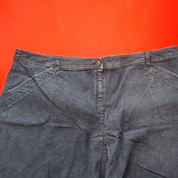 Permans plus jeans skirt denim women's large size 26W - Picture 2 of 5